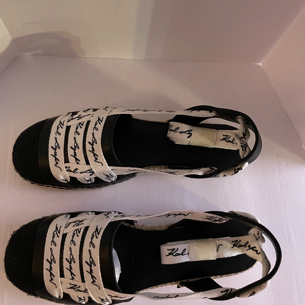 Karl Lagerfeld Paris Mariko espadrille sandals